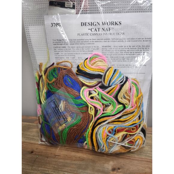 Design Works #3708 Cat Nap Kit 10" by 13" New - Picture 6 of 6